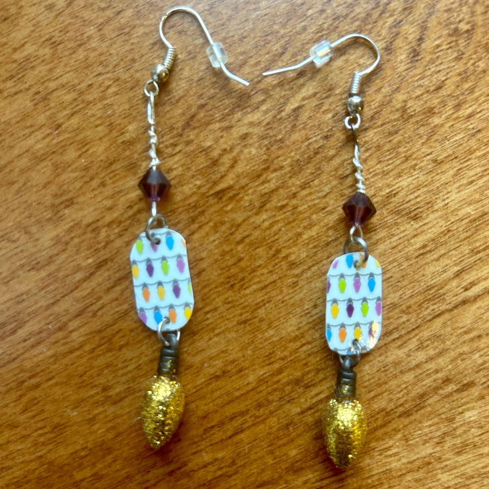 Christmas Lights Earrings